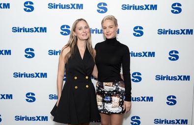 Brie Larson's Stylish Visit to SiriusXM Studios in New York
