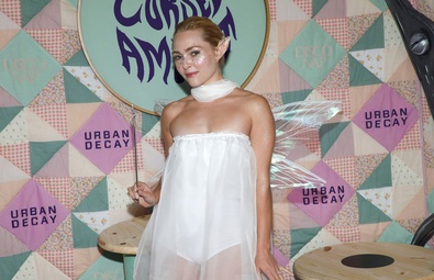 AnnaSophia Robb Celebrates Halloween at "The Cursed Amulet" Party in NYC