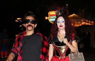 Camila Mendes Turns Heads at Vas J Morgan's Star-Studded Halloween Party in Los Angeles