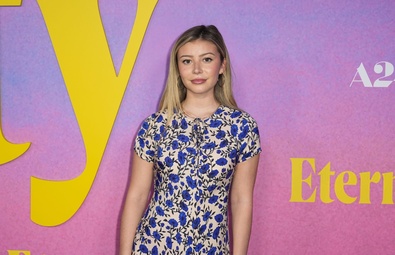 Genevieve Hannelius Shines at the "Eternity" New York Premiere