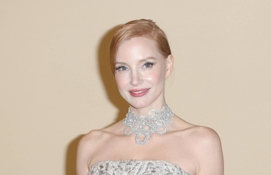 Jessica Chastain Shines on the Red Carpet at Rome's 'Brunello, Il Visionario Garbato' Event