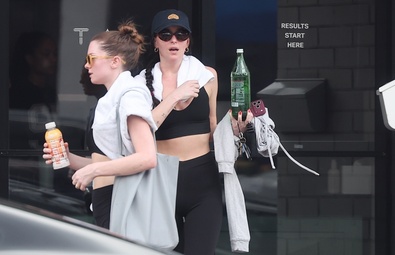 Dakota Johnson's Casual Gym Exit in Studio City
