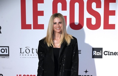 Michelle Hunziker Lights Up the 'Things Unsaid' Photocall in Milan's Cinema Colosseo