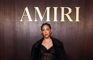 Mina El Hammani Shines at Amiri Menswear FW26-27 Show During Paris Fashion Week