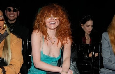 Natasha Lyonne Shines at LaQuan Smith FW26 Show in New York