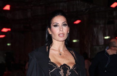 Elisabetta Gregoraci Shines at Blumarine's Milan Fashion Week Show