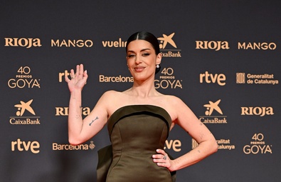 Aida Domenech Shines at the 40th Goya Cinema Awards in Barcelona
