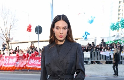 Eileen Gu Shines at Prada's Fall/Winter 2026 Womenswear Show in Milan