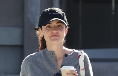 Lucy Hale Spotted at Yala Coffee in Studio City