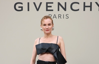 Diane Kruger Shines at Givenchy's Paris Fashion Week Show