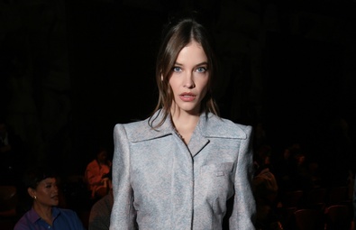 Barbara Palvin Shines at Mugler Fashion Show in Paris