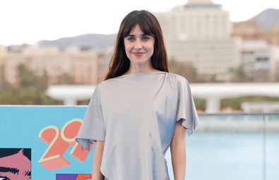 Macarena Garcia Shines at "Un Hijo" Photocall at Malaga Festival's Igy Malaga Marina
