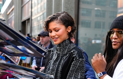 Zendaya Shines on Good Morning America in New York City