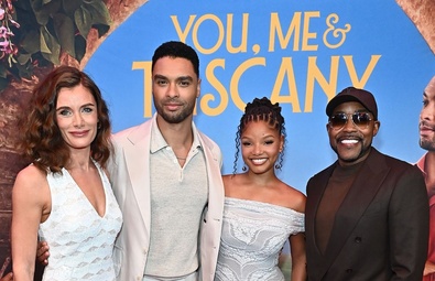 Halle Bailey brilla en la proyección de 'You, Me & Tuscany' en Atlanta