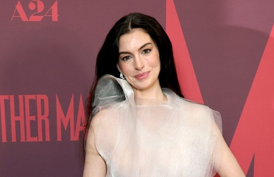Anne Hathaway Shines at A24's 'Mother Mary' New York Screening at Metrograph