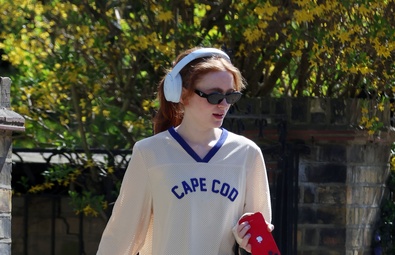 Sadie Sink Spotted Exploring London Streets