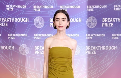 Lily Collins Shines at the 12th Breakthrough Prize Ceremony in Santa Monica
