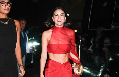 Camila Mendes Shines at Saint Laurent's Met Gala Afterparty in New York